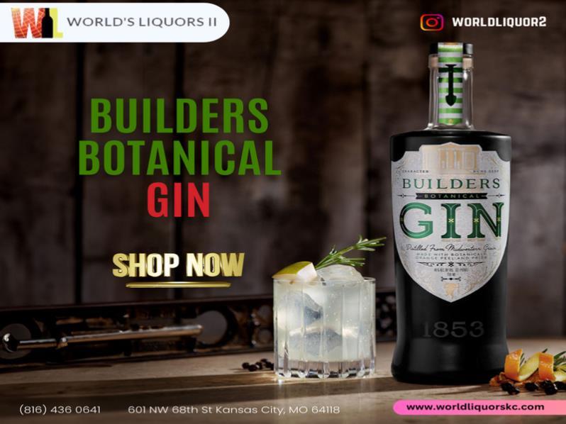 Builders Botanical Gin available in Kansas City 