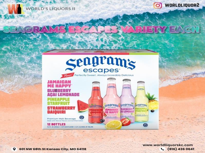 Seagram's Escapes Classic Variety Pack Bottles
