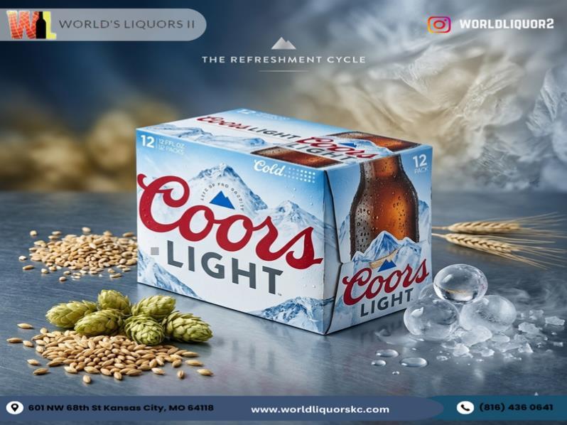 Coors Light Beer Bottles