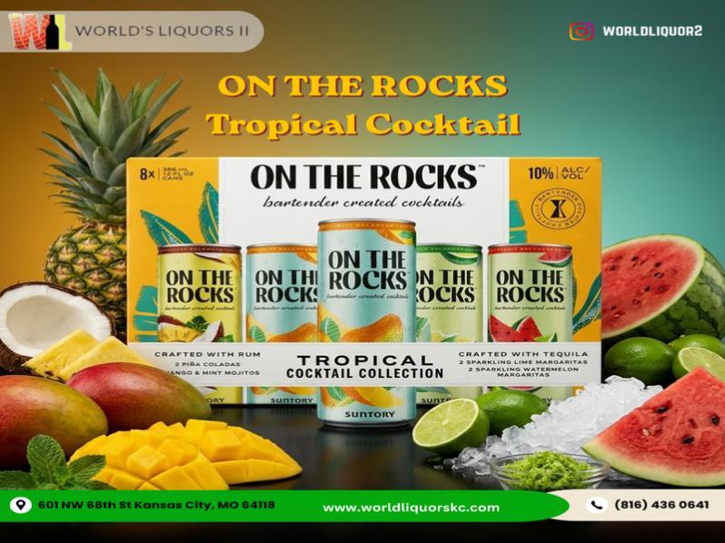 ON THE ROCKS Tropical Cocktail